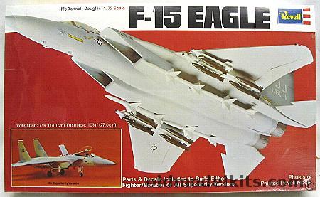 Revell 1/72 F-15 Eagle, H254 plastic model kit
